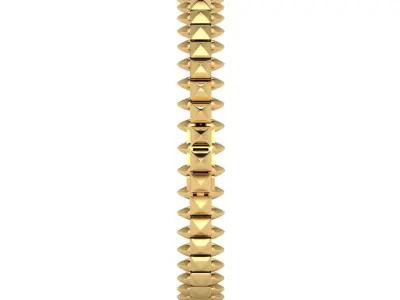 Bracelet 2 3D print model gold spike bangle 3D print model