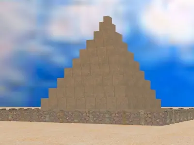 Astec Pyramid 3D model  3D model