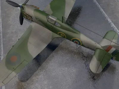 Hawker Tornado Mk-1 3D model