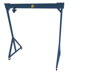 Gantry Crane  Low-poly 3D model