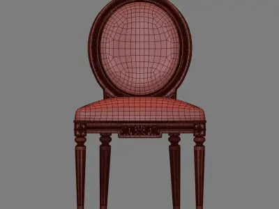 Angelo Cappellini Degas Chair art 724 3D model