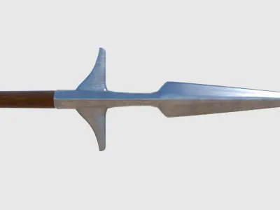 Winged Spear - Game Ready Low-poly 3D model