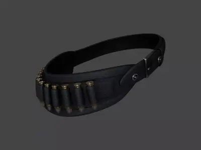 BELT-001 Black Belt 3D model