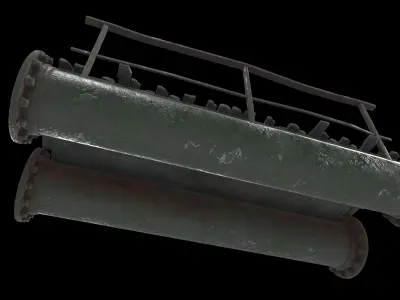 pipe raft 02 3D model