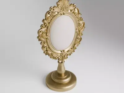 Classical Style Jewelry Display Frames earrings luxury 3D model