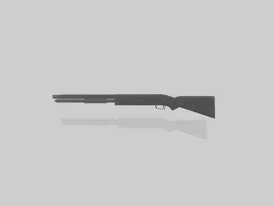 Low Poly Weapons Bundle Low-poly 3D model