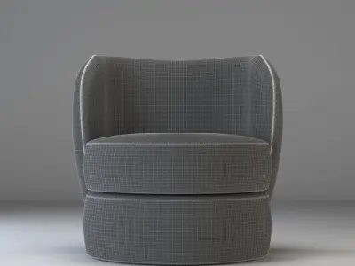 Forme Lounge Chair Free low-poly 3D model