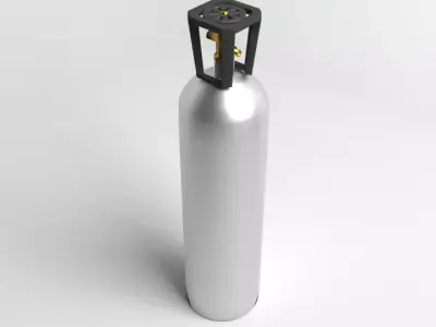 Gas Tank Cylinder 20 Pound 3D model