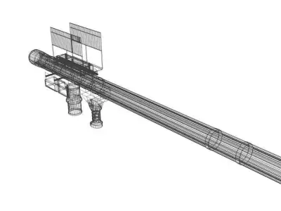 Rocket Launcher - Shoulder-fired - FIM-92 Stinger 3D model