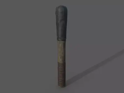 Thief club - Blackjack  Low-poly 3D model