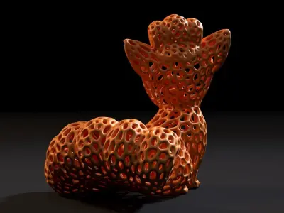 Vulpix Pokemon 3D print model