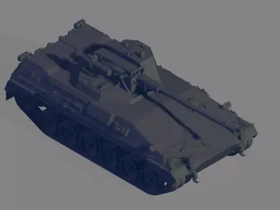 Begleitpanzer 57 3D model