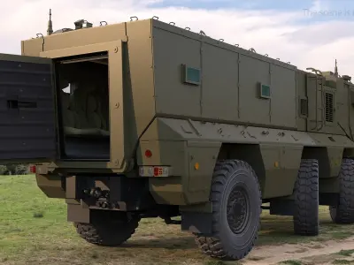  KAMAZ 63968 Typhoon MRAP Vehicle 