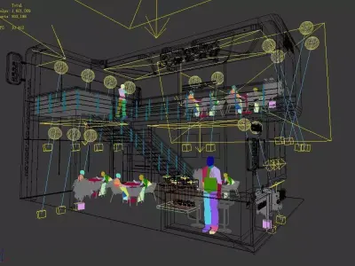 Exhibition - Area - 9X6-3DMAX2010-0105 3D model
