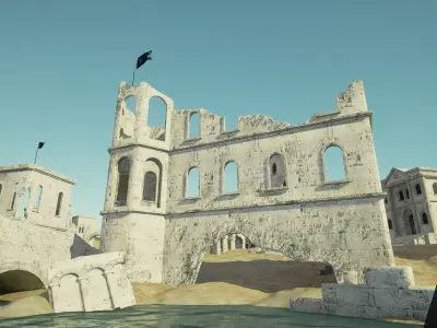 Medieval Ruins pack Unreal Engine 3D model