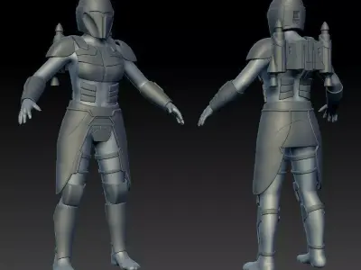 Rook Kast armor upgrade for One12 Scale figure 3D print model