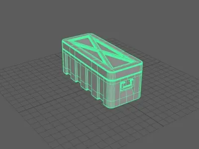 Boxing storage box Free 3D model