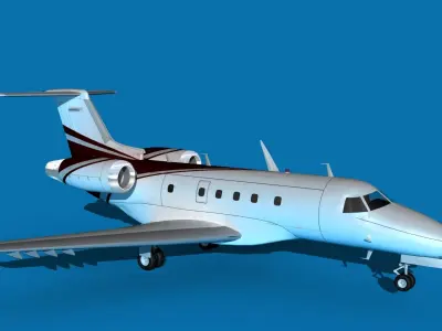 Embraer Praetor 500 V09 3D model
