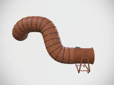 Industrial Portable Ventilation System 3D model