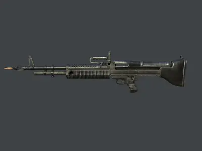 M60 Rifle Low-poly 3D model