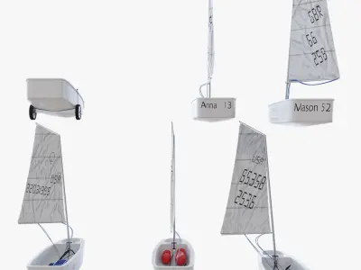 Sailboat Boat 3D model