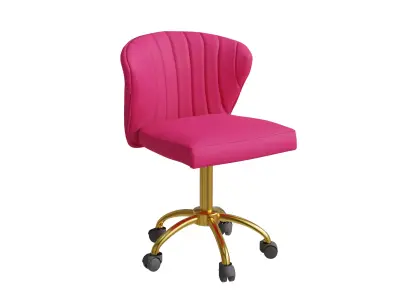Dalila Desk Chair Low-poly 3D model