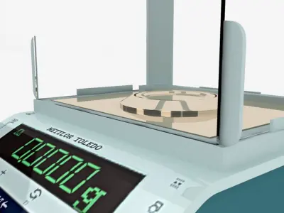 Analytical Balances 3D model