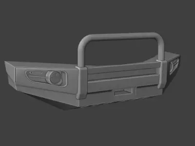 ARB FRONT BUMPER  Low-poly 3D model