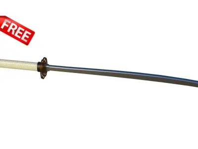 katana free samurai sword Free 3D model