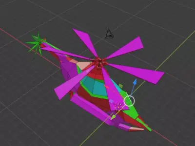 HElicoptero 3D model