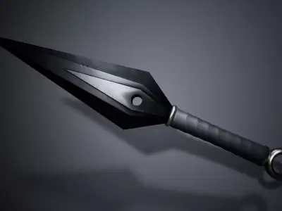 Kunai Free low-poly 3D model purchase