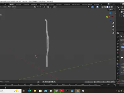 classic bow 3D model