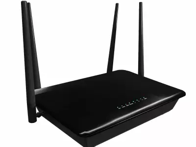 Modem Low Poly Low-poly 3D model