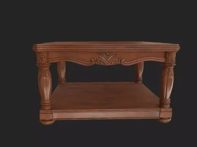 antique table 3D model get