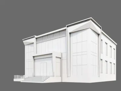 Office Building ID034 3D model