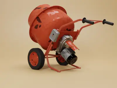 Concrete Mixer 3D model purchase