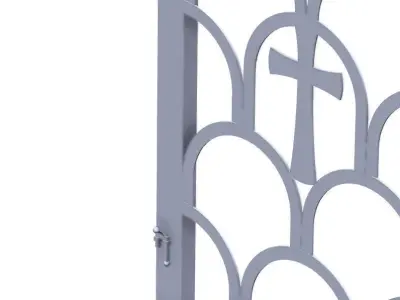 Church window protection 3D model