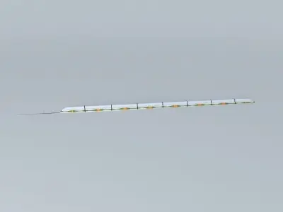 ARGO HYPERVAC freight vactrain Full interior! Free 3D model