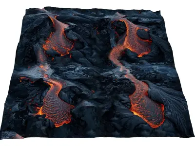 Volcanic Desert Pack 16 HD 8K 3D model
