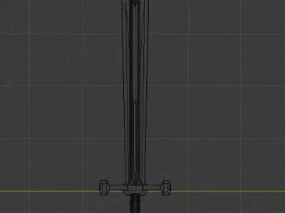 fantasy sword 3D model 3