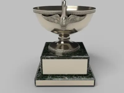Bird Trophy Low-poly 3D model