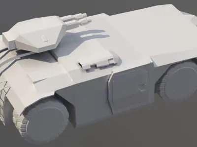 APC - M577 Armored Personnel Carrier - 3D Print 3D print model