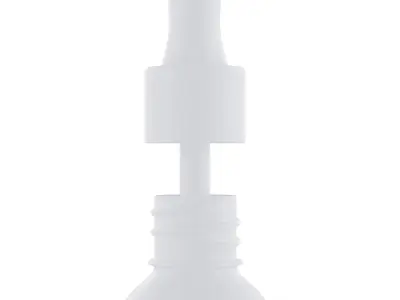 Dropper Bottle with Rubber Bulb 3D Model 3D model