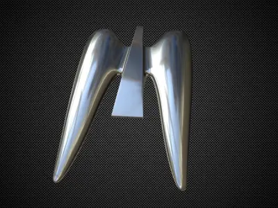 chrysler logo 3D model