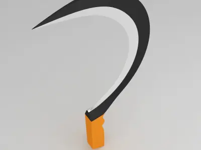 Garden sickle 3d model   3D model