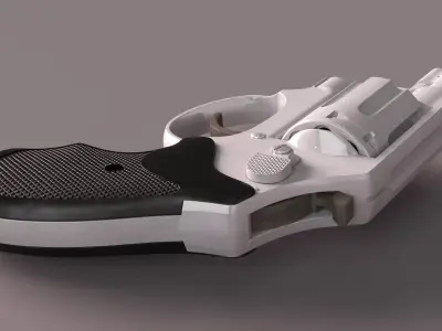 Compact Revolver 3D model