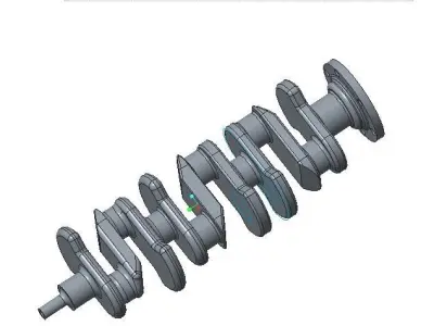 Crank shaft 3D model order