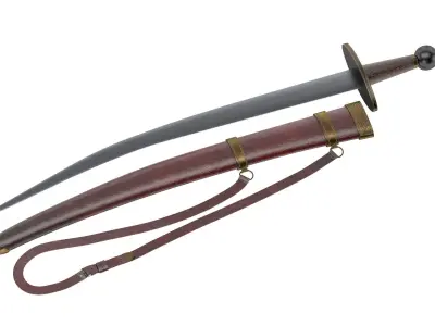 Paramerion Sword Low-poly 3D model