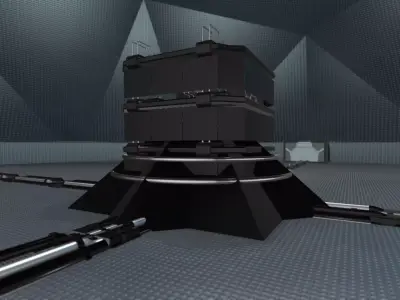 VR Simulation Room 3D model