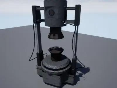 Laboratory Machine C - Plasma extractor Free 3D model